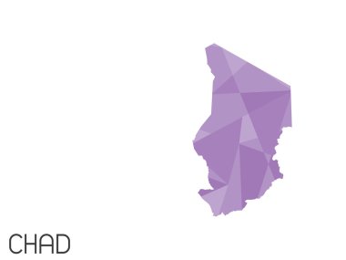 Infographic öğeleri kümesi Chad ülke için