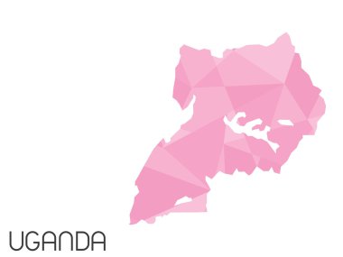 Infographic öğeleri kümesi Uganda ülke için