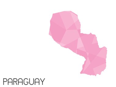 Infographic öğeleri kümesi Paraguay ülke için