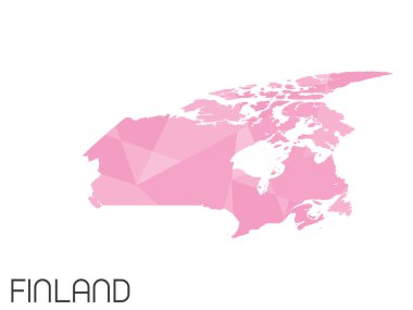 Infographic öğeleri kümesi Finlandiya ülke için