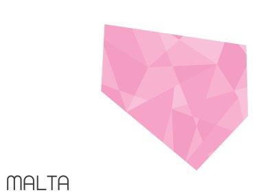 Infographic öğeleri kümesi Malta ülke için