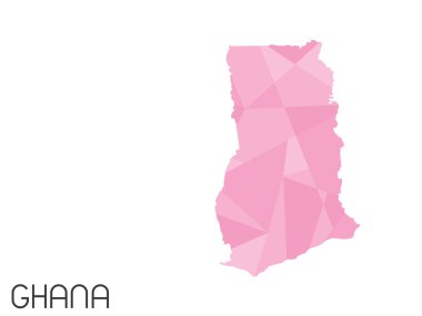 Infographic öğeleri kümesi Gana ülke için