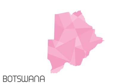 Infographic öğeleri kümesi Botswana ülke için