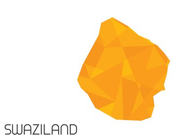 Infographic öğeleri kümesi Svaziland ülke için