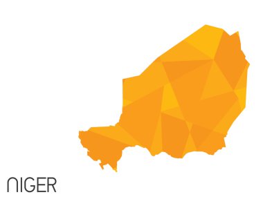 Infographic öğeleri kümesi Nijer ülke için