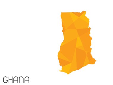 Infographic öğeleri kümesi Gana ülke için