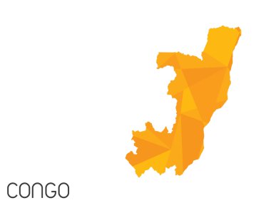 Infographic öğeleri kümesi Kongo ülke için