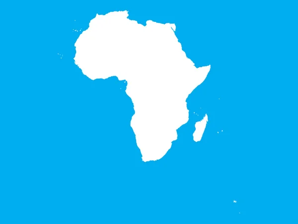 アフリカ大陸の形 — ストック写真