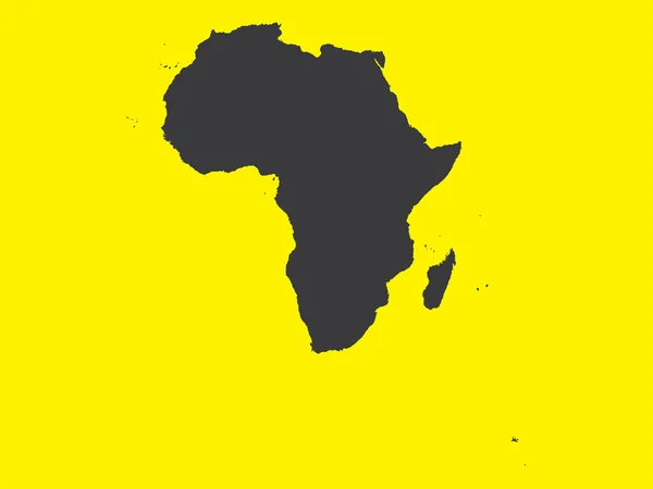 Bentuknya Benua Afrika. — Stok Foto