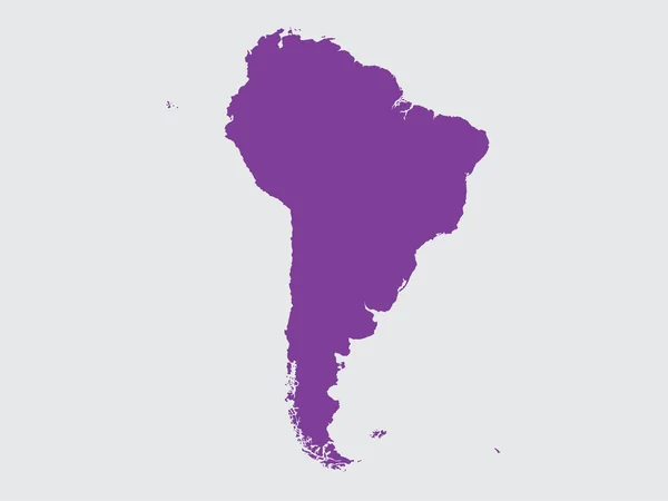 Formen på den europeiska kontinenten Sydamerika — Stockfoto
