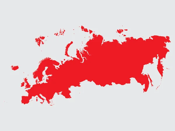 ヨーロッパの大陸の形状 — ストック写真