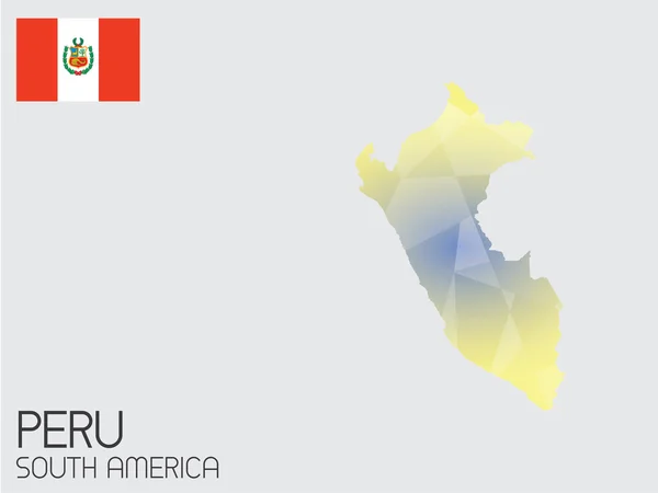 Set van Infographic elementen voor het land van Peru — Stockfoto