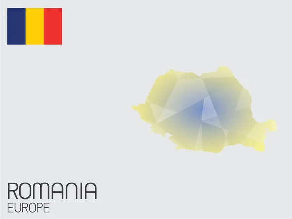 Serie di elementi infografici per il Paese della Romania — Foto Stock