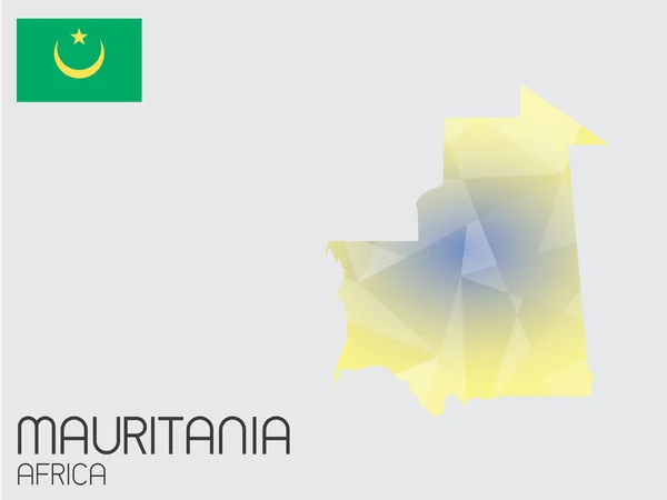 Set van Infographic elementen voor het land van Mauritanië — Stockfoto