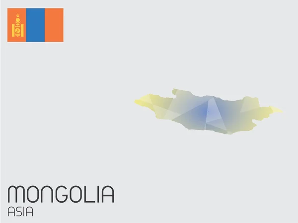 Conjunto de elementos infográficos para el país de Mongolia —  Fotos de Stock