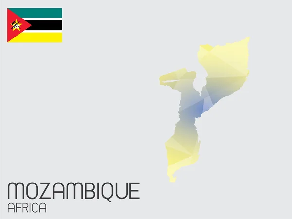 Conjunto de elementos infográficos para o país de Moçambique — Fotografia de Stock