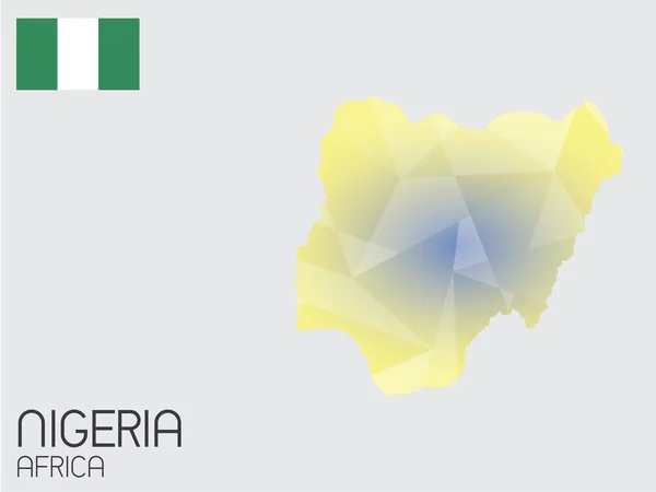 Ensemble d'éléments d'infographie pour le pays du Nigeria — Photo