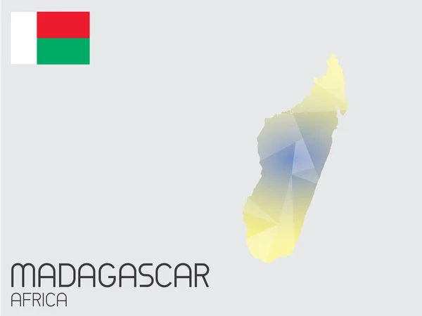 Conjunto de elementos infográficos para o país de Madagáscar — Fotografia de Stock