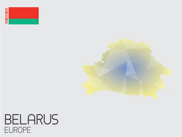 Serie di elementi infografici per il Paese della Bielorussia — Foto Stock