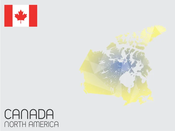 Set van Infographic elementen voor het land van Canada — Stockfoto