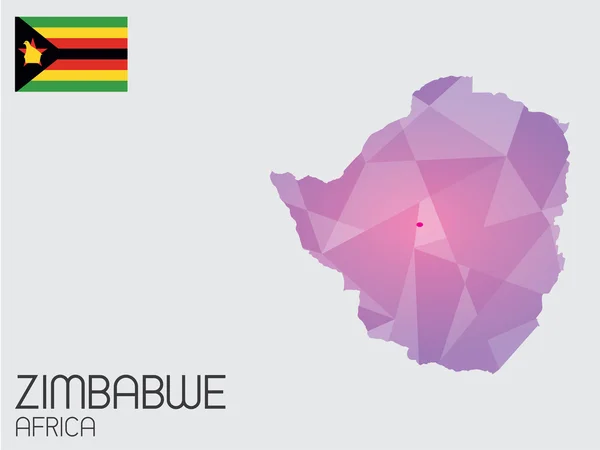 Sada prvků Infographic pro zemi, Zimbabwe — Stock fotografie