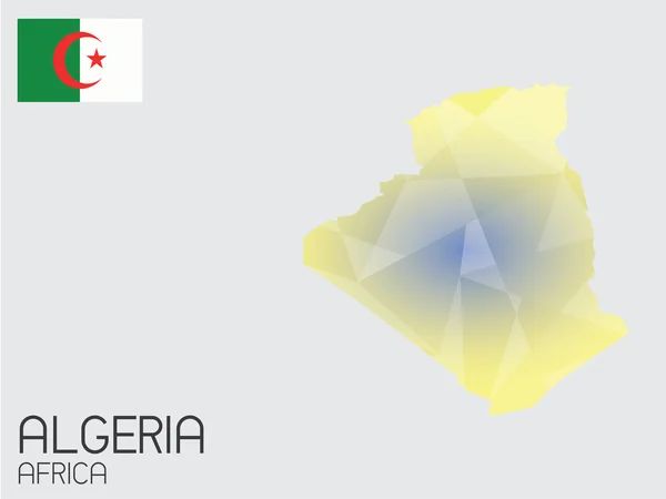 Набор инфографических элементов для страны Алжир — стоковое фото