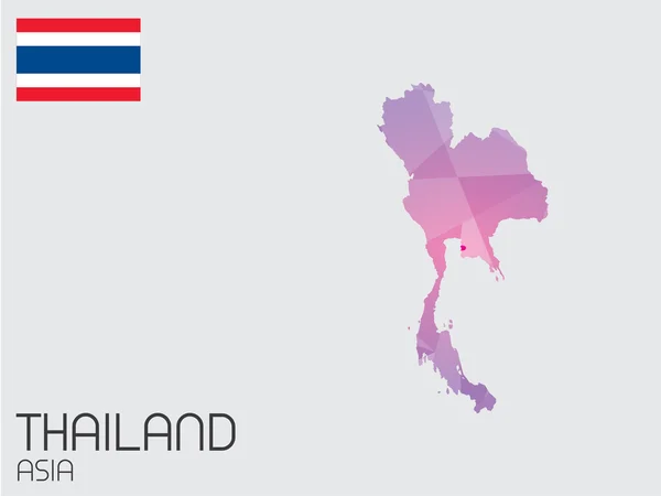 Set of Infographic Elements for the Country of Thailand — Stock Photo, Image