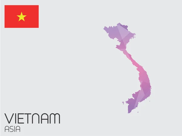 Set di elementi infografici per il Paese del Vietnam — Foto Stock