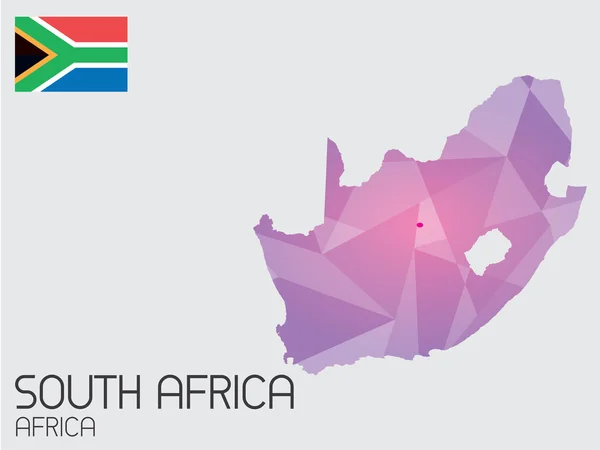 Set of Infographic Elements for the Country of South Africa — Stock Photo, Image