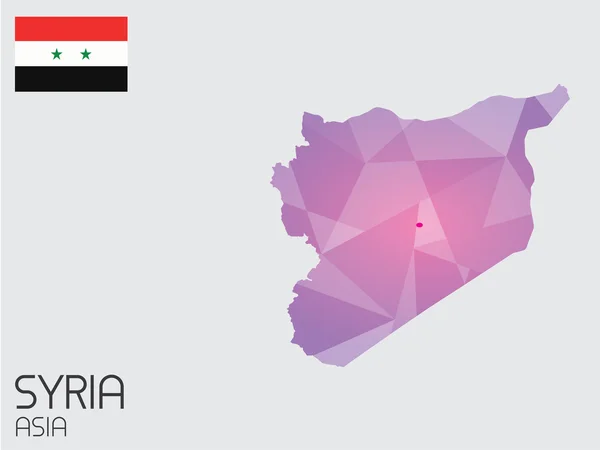 Infographic öğeleri kümesi Suriye ülke için — Stok fotoğraf