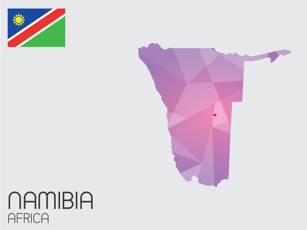 Set van Infographic elementen voor het land van Namibië — Stockfoto