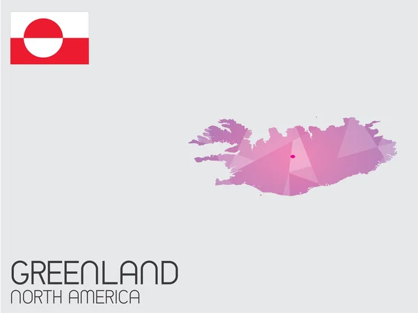 Set of Infographic Elements for the Country of Greenland — Stock Photo, Image