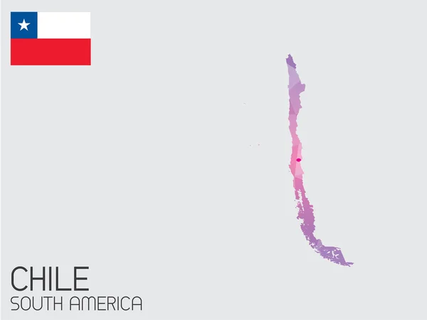 Набор инфографических элементов для страны Чили — стоковое фото