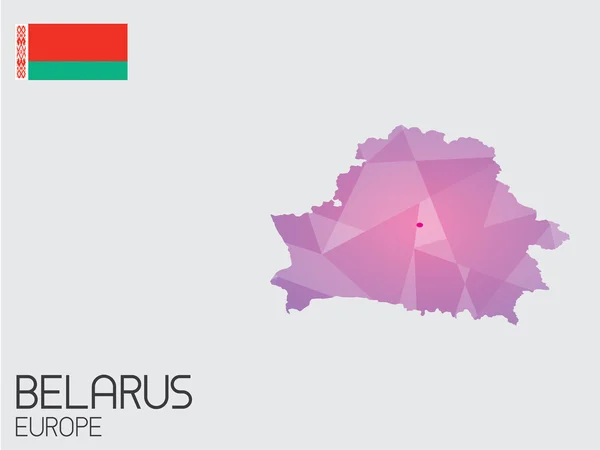 Conjunto de elementos infográficos para o país da Bielorrússia — Fotografia de Stock