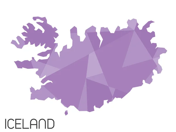 Ensemble d'éléments d'infographie pour le pays d'Islande — Photo