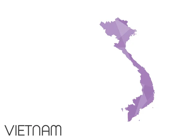 Az országban a vietnami elemek Infographic meghatározott — Stock Fotó