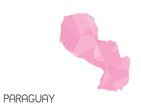 パラグアイの国のインフォ グラフィック要素のセット — ストック写真
