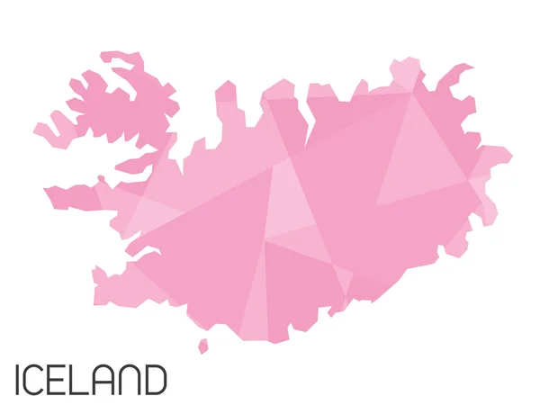 Uppsättning Infographic element för landet Island — Stockfoto