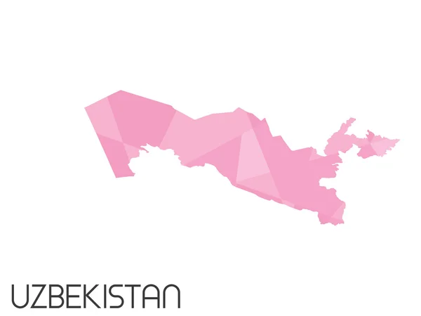 Conjunto de elementos infográficos para el país de Uzbekistán —  Fotos de Stock