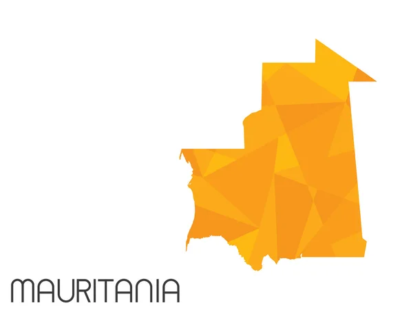 Eine Reihe von infographischen Elementen für das Land Mauretanien — Stockfoto
