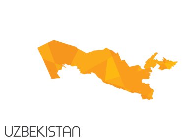 Infographic öğeleri kümesi Özbekistan ülke için