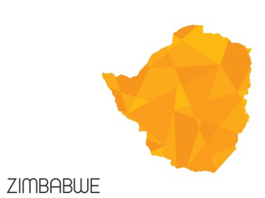 Infographic öğeleri kümesi Zimbabve ülke için
