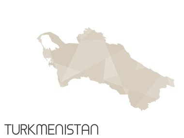 Infographic öğeleri kümesi Türkmenistan ülke için