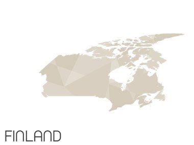 Infographic öğeleri kümesi Finlandiya ülke için
