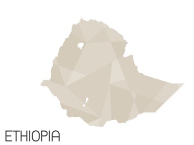 Infographic öğeleri kümesi Etiyopya ülke için