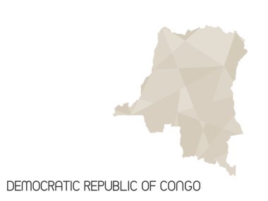 Infographic öğeleri kümesi demokratik Republ ülke için