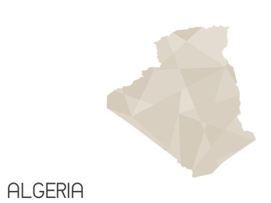 Infographic öğeleri kümesi Cezayir ülke için