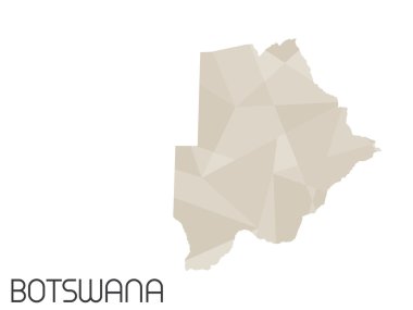 Infographic öğeleri kümesi Botswana ülke için
