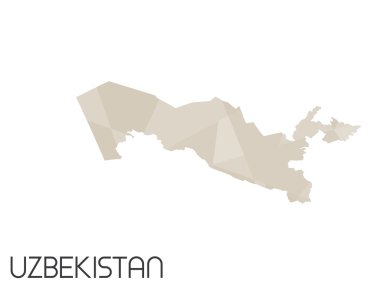 Infographic öğeleri kümesi Özbekistan ülke için