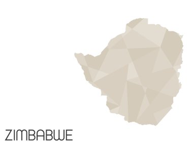 Infographic öğeleri kümesi Zimbabve ülke için